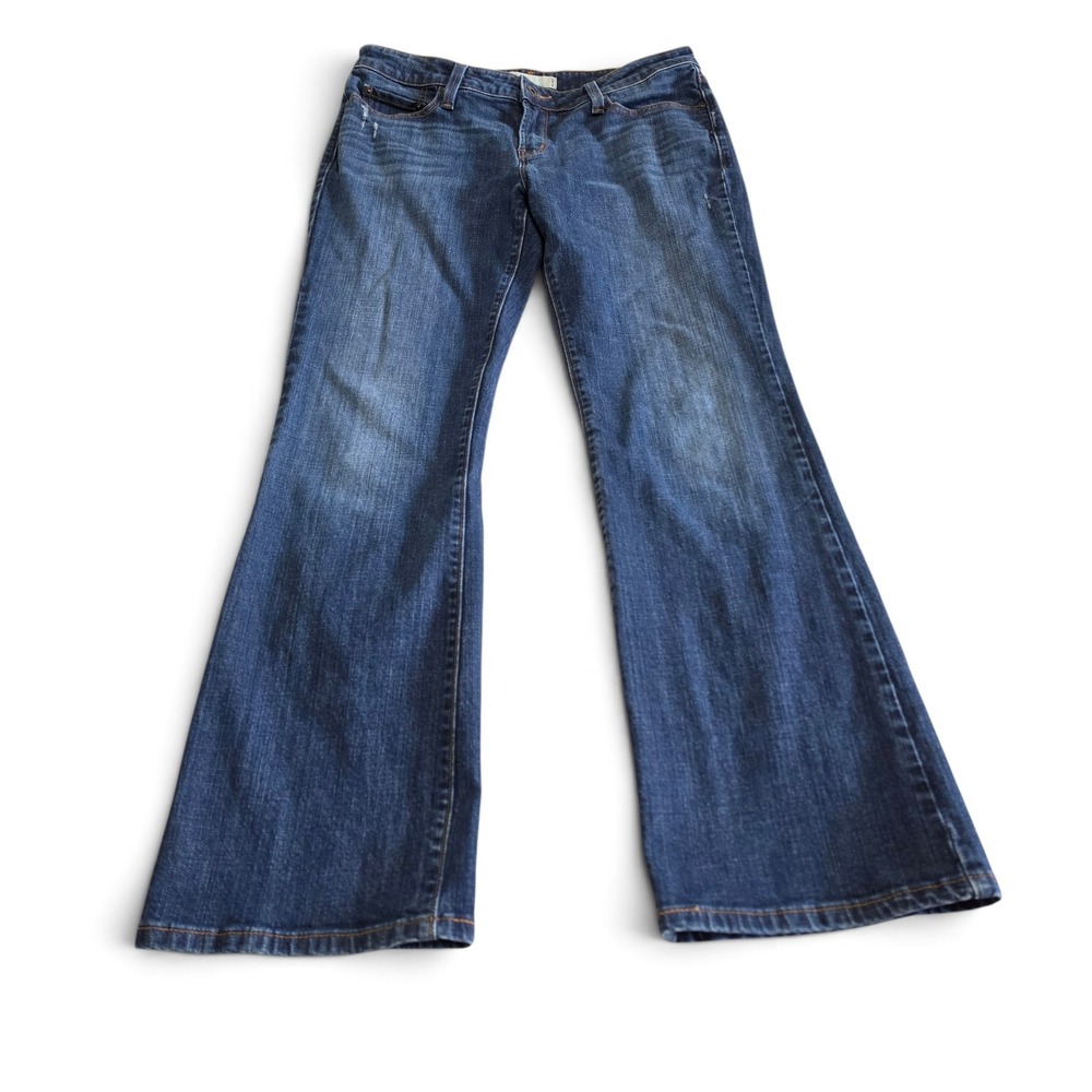 Levis 545 Low Boot Cut Jeans Womens 10 Medium Blue Denim Stretch Flap Pocket '09